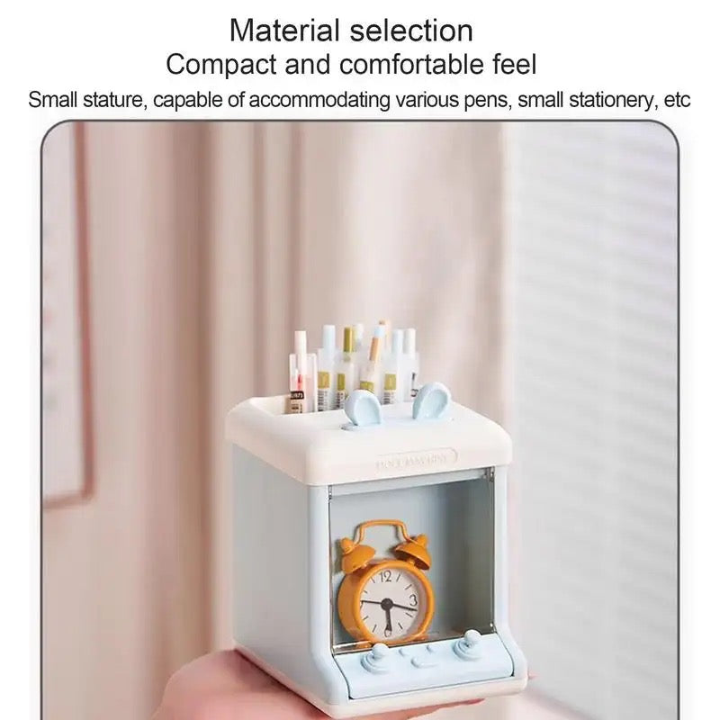 Arcade Desk Organizer, Multifunctional Storage Box, Large Capacity Doll Machine Storage Box, Multi Compartment Pen Holder Arcade Desk Organizer, Multifunctional Storage Box, Large Capacity Doll Machine Storage Box, Multi Compartment Pen Holder